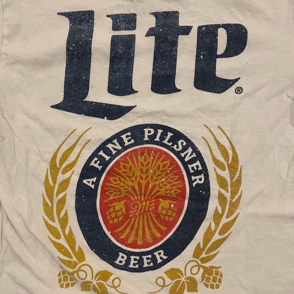 Vintage Size Small Miller Lite Tee - Picture 4 of 4